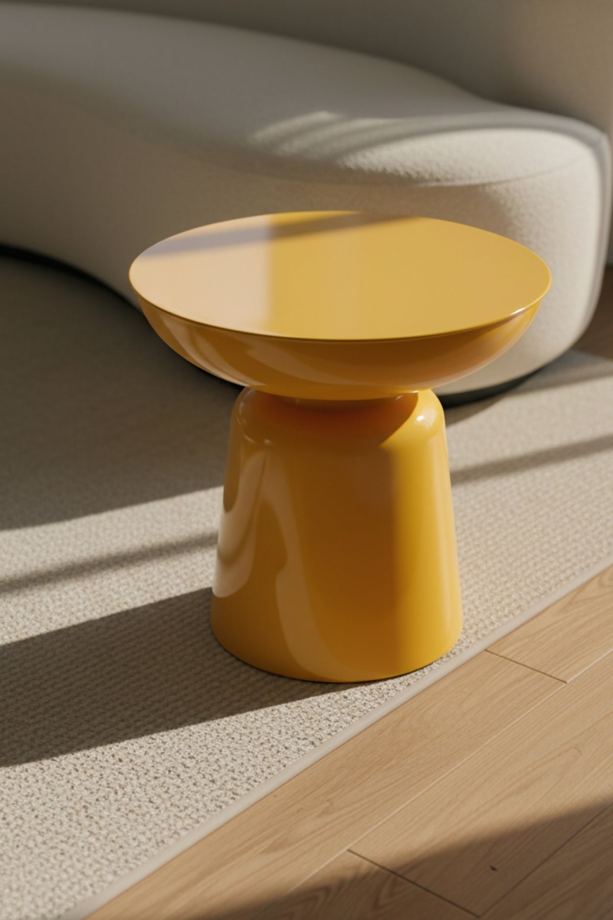 Tondo 44 cm Modern Yan Sehpa Dekoratif Orta Sehpa Oturma Odası