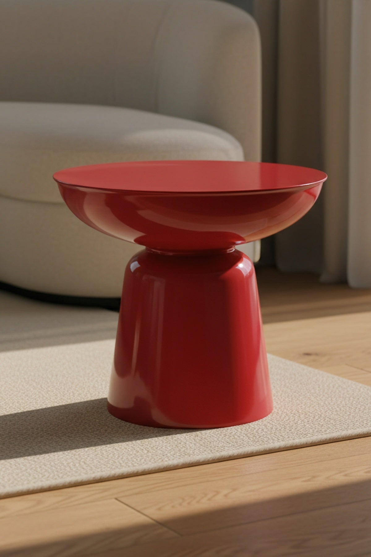 Tondo 44 cm Modern Yan Sehpa Dekoratif Orta Sehpa Oturma Odası