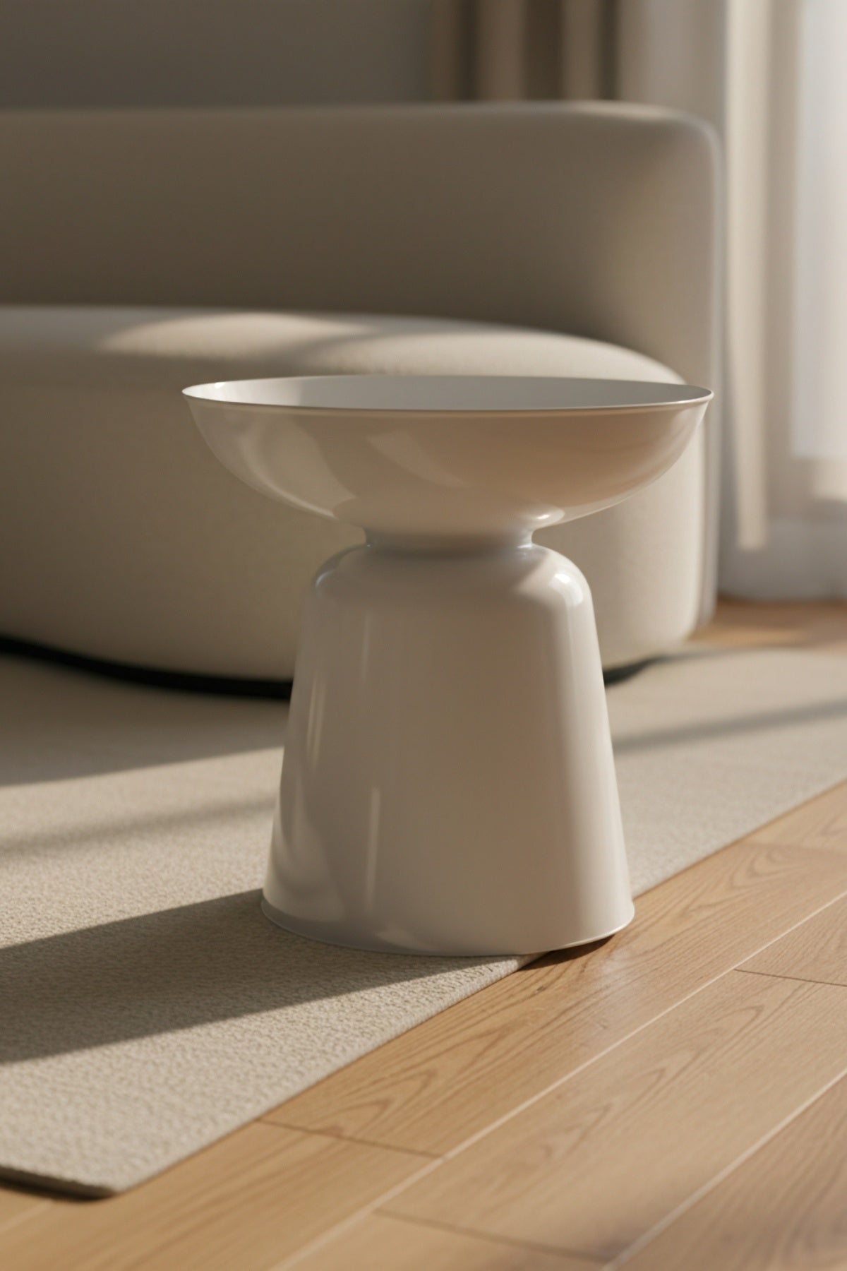 Tondo 44 cm Modern Yan Sehpa Dekoratif Orta Sehpa Oturma Odası