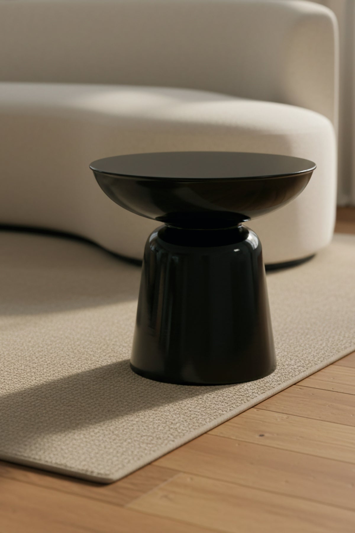 Tondo 44 cm Modern Yan Sehpa Dekoratif Orta Sehpa Oturma Odası