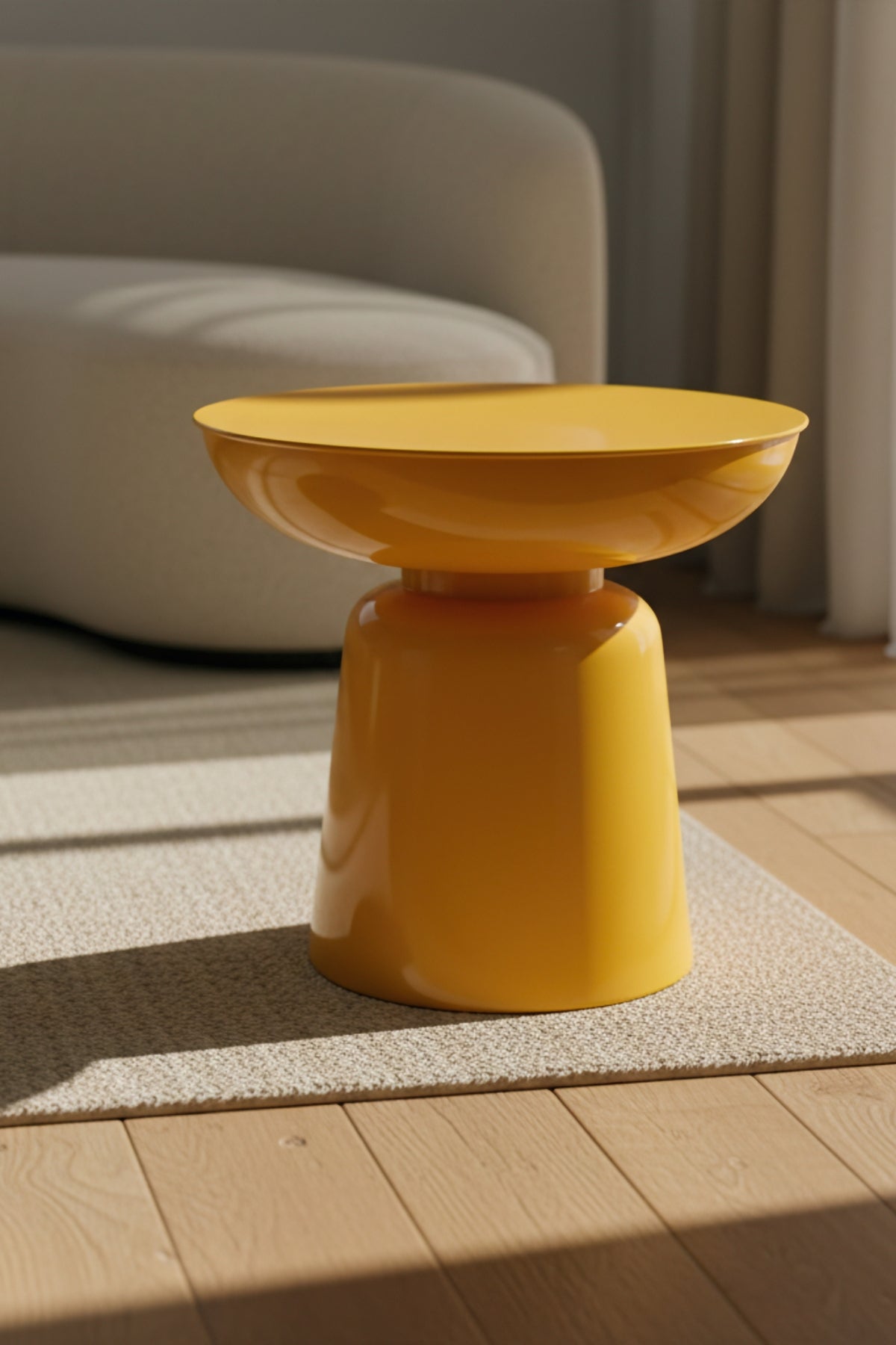 Tondo 44 cm Modern Yan Sehpa Dekoratif Orta Sehpa Oturma Odası