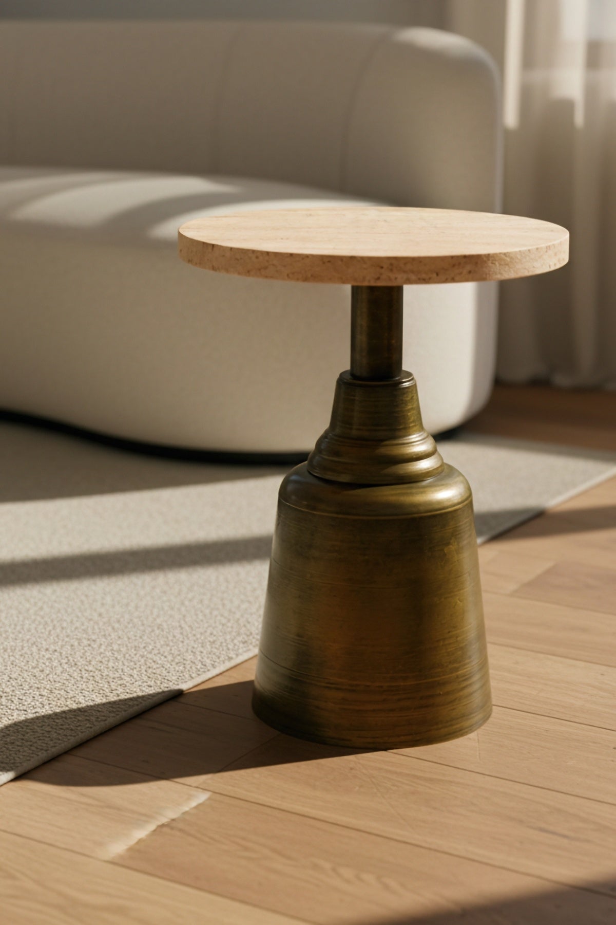 Tesla Gold Eskitme 57cm 18mm Traverten Mdf