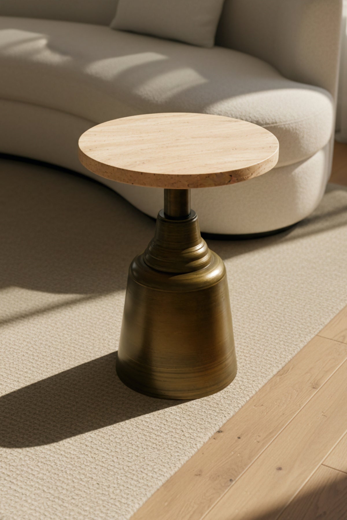 Tesla Gold Eskitme 57cm 18mm Traverten Mdf