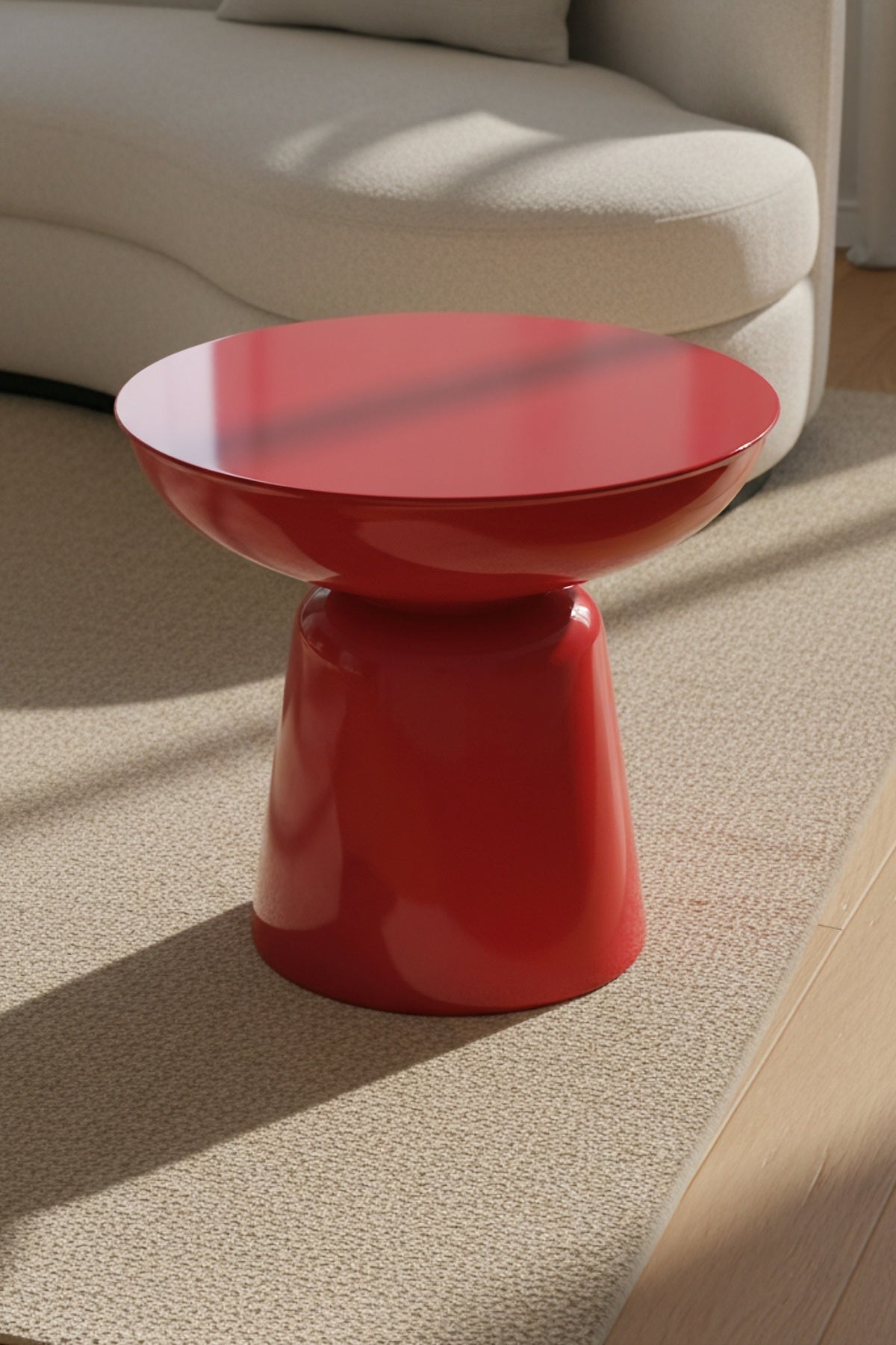 Tondo 44 cm Modern Yan Sehpa Dekoratif Orta Sehpa Oturma Odası