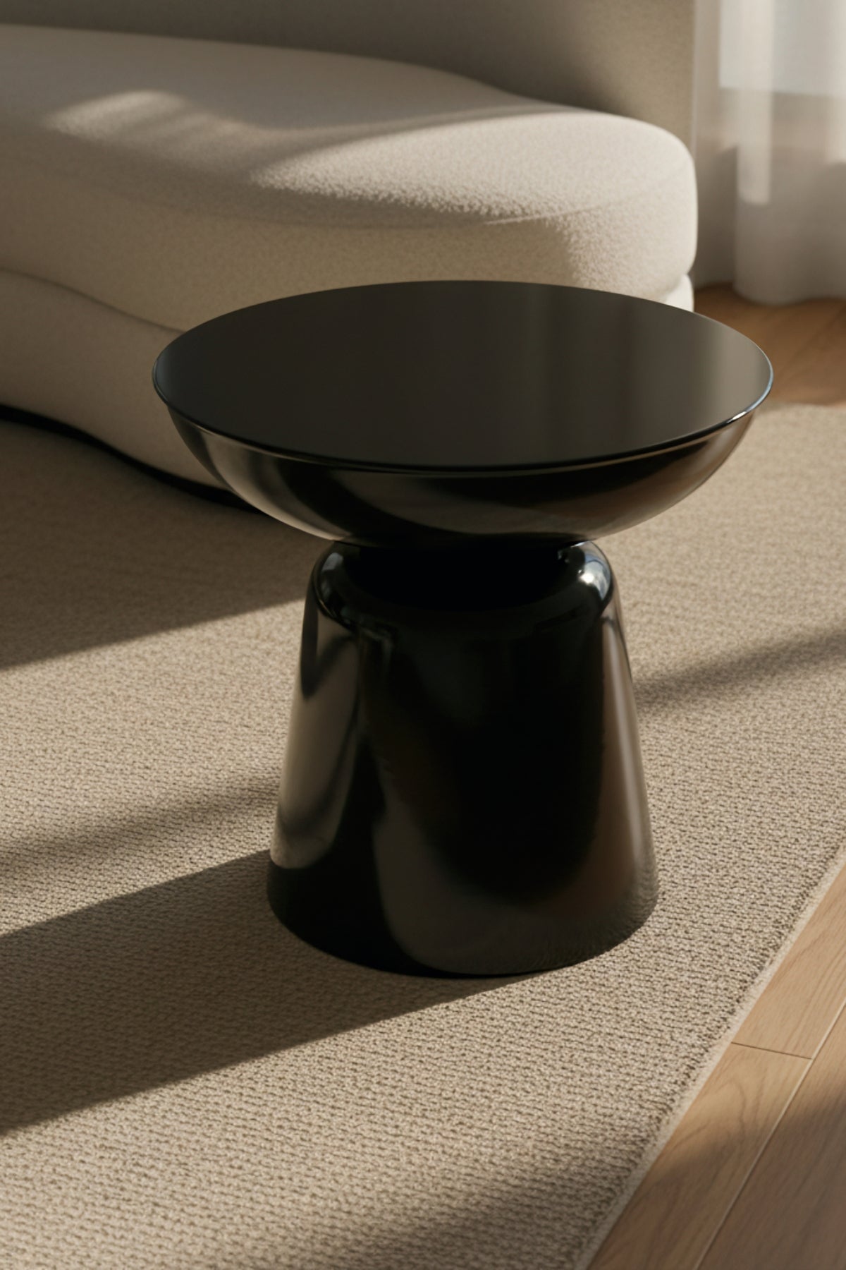Tondo 44 cm Modern Yan Sehpa Dekoratif Orta Sehpa Oturma Odası
