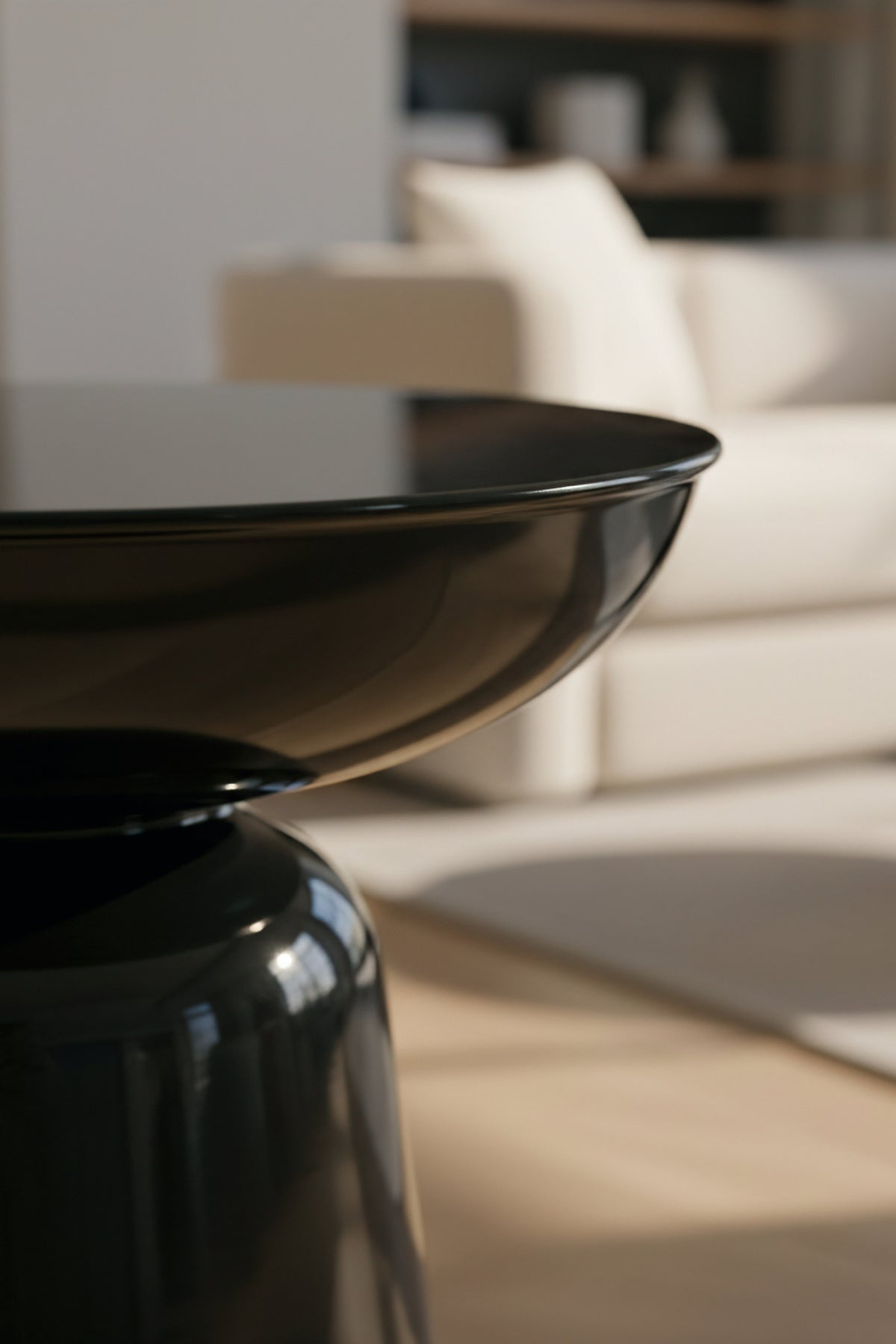 Tondo 44 cm Modern Yan Sehpa Dekoratif Orta Sehpa Oturma Odası