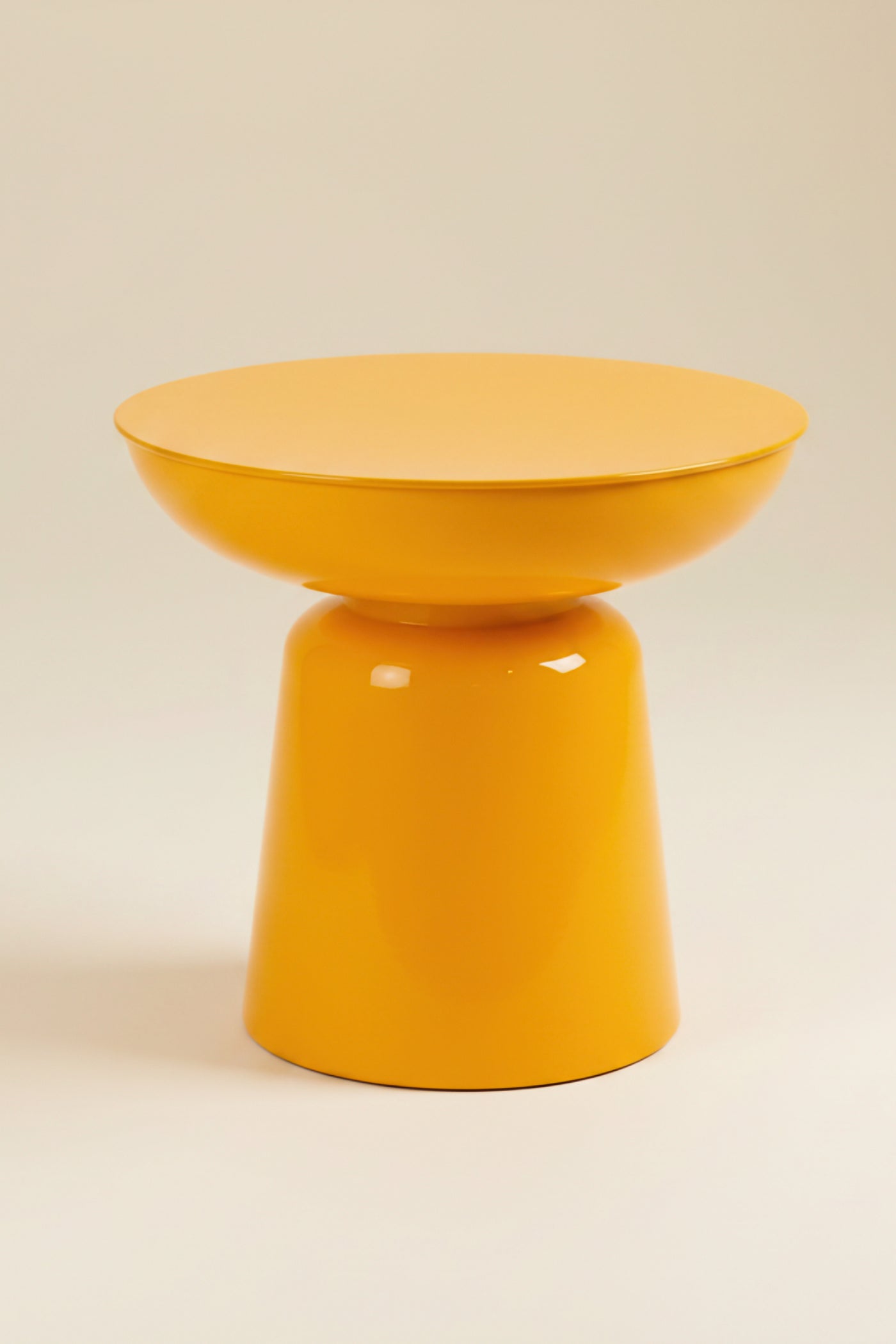 Tondo Sarı 44 cm  – Modern Tasarım Yan Sehpa