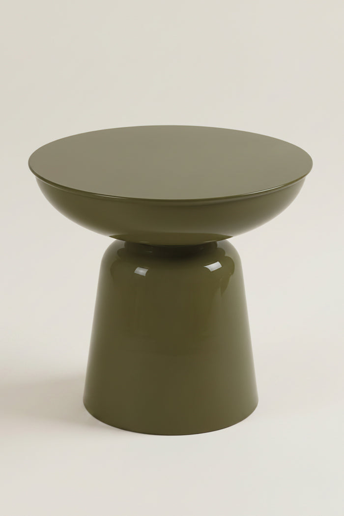 Tondo Haki 44 cm  – Modern Tasarım Yan Sehpa